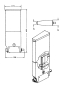 Preview: Produktbehälter 460 mm Höhe trapezförmig