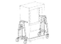 Preview: Mechanischer Hubroller max. Traglast 600 kg für Getränkeautomaten