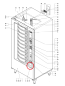 Preview: Frontblech Warenautomat schwarz  Evoca N&W Necta Wittenborg Zanussi  Smart, Variovend