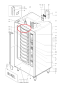 Preview: Obere Türblende über Verkaufstüre Evoca Necta Smart FM3000