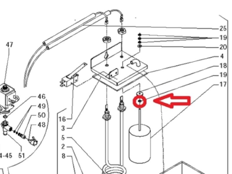 Sicherungsring Evoca N&W Necta Brio Spazio Dual Zeta