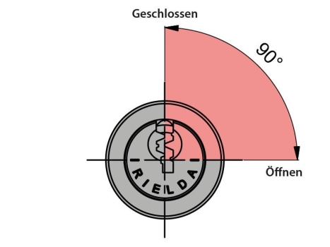 Rielda RS1 Schloss Typ 503 für Vendo 2. Serie