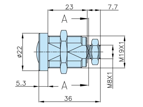 Rielda Schloss Typ 503 für Necta N&W Evoca 1. Serie