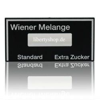 Auswahlschild Wiener Melange  Evoca Necta N&W Wittenborg  Serie 5100, 2800