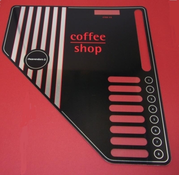 Paneele XS Coffee Shop  für Rhea, Servomat Steigler Automat Cino XS
