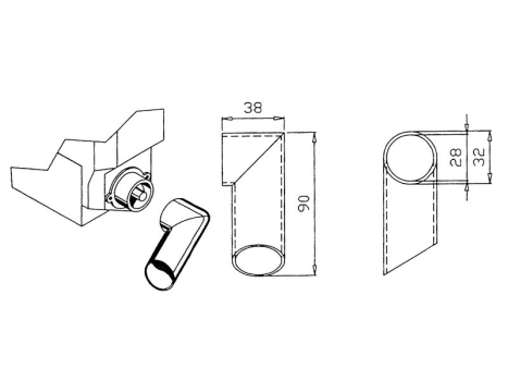 Produktrutsche transparent links