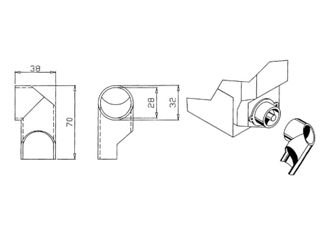 Produktrutsche transparent links