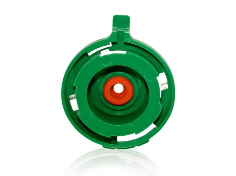 Mixerflansch grün mit roter Dichtung passend für Sielaff