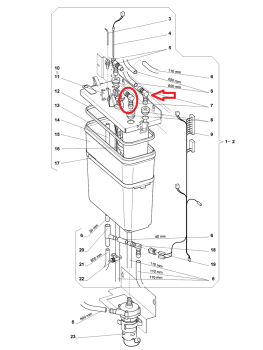 Schlauchverbinder gewinkelt 90° 12 mm Schlauchtüllen Evoca N&W Wittenborg