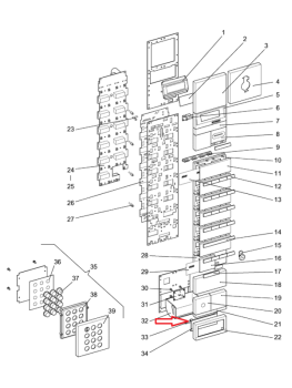 Gegengewicht für Münzrückgabeklappe  Evoca N&W Wittenborg  FM7000 SM7000 7600