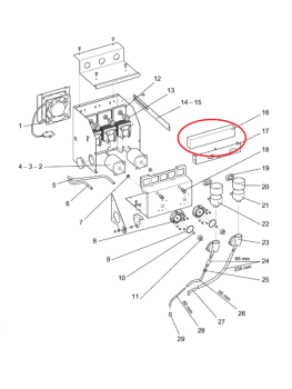 Filtereinsatz für Luftfilter  Evoca N&W Wittenborg FB IN ES 5100