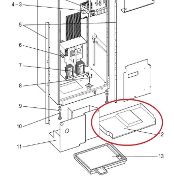 Tropfschale Abdeckung Wittenborg FB5100 ES5100 IN5100