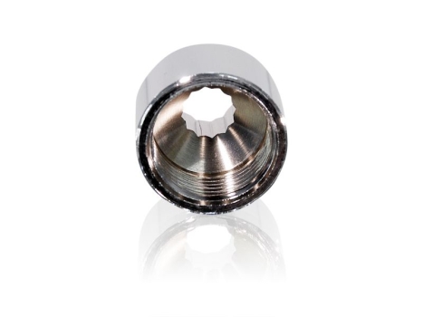 Chrom Reduzierstück 3/8" AG x 3/4" IG