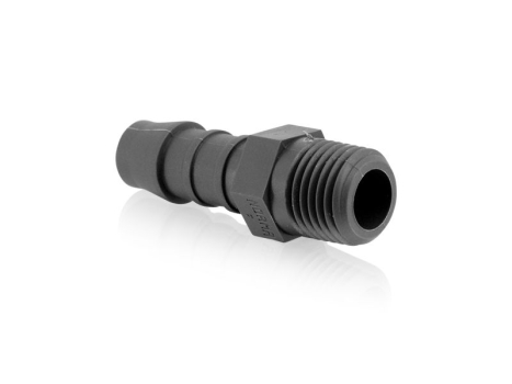 Einschraubstutzen gerade  1/4" AG x 10 mm Schauchtülle