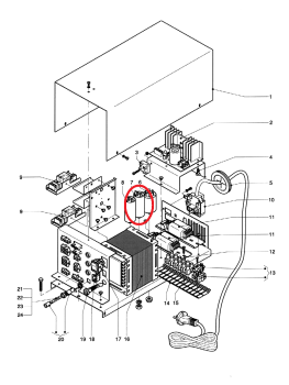 Kondensator zur Blindleistungskompensation  Evoca Necta N&W Wittenborg Zanussi  Smart