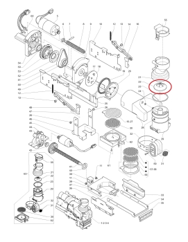 Oberes Ventil  Evoca Necta N&W Wittenborg  FB7100 FB7600 Brio Korinto Koro Canto