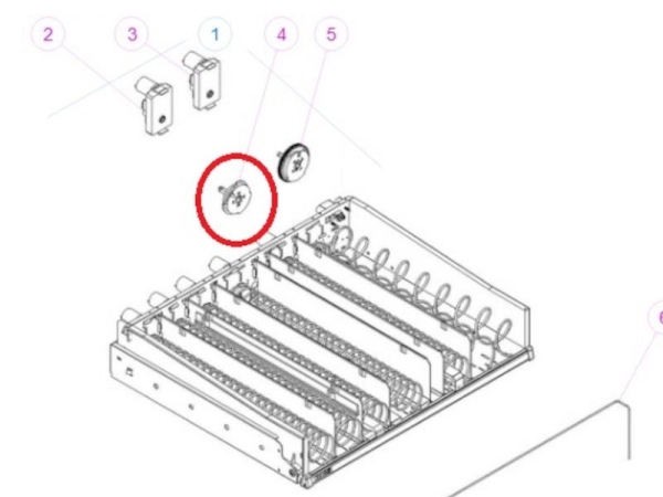 Vendo  Kupplung links Doppelspirale rot für Spiralautomat