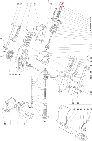 Schnellkupplung Innengewinde 5x1/8" Evoca, Necta, N&W, Wittenborg, ES7100, Korinto