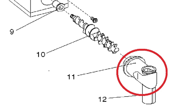 Auslauftülle für Pulverbehälter für Evoca Necta N&W Wittenborg  FB5100 IN5100 ES5100