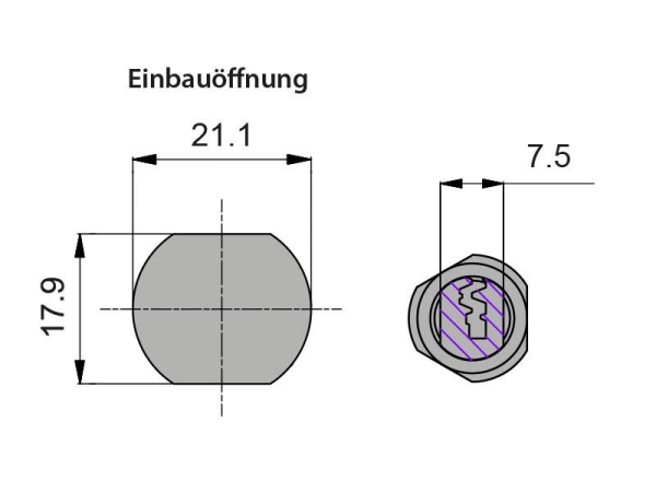 Rielda RS1 Schloss Typ 463D für Sielaff