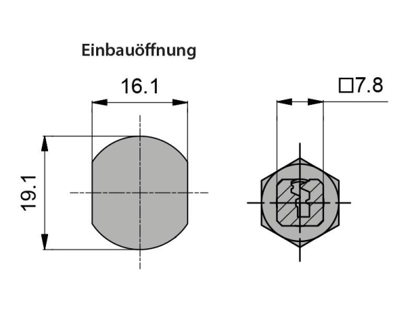 Rielda RS1 Schloss Typ 503 für Evoca 2. Serie