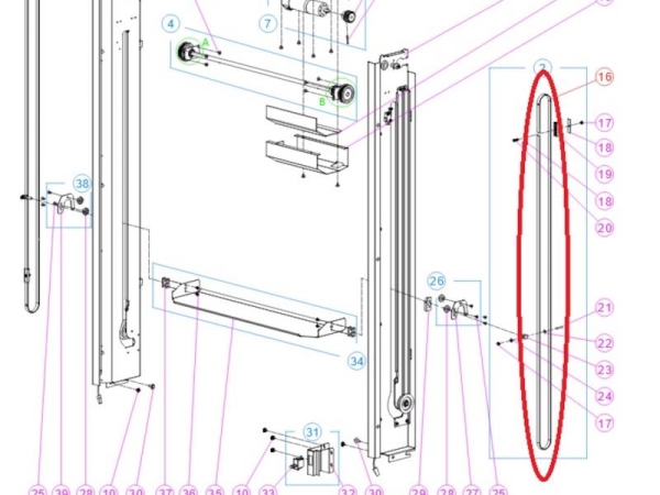 Vendo  Riemen für Lift