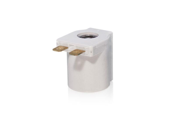 Magnetspule 12 Volt AC/DC Typ 90° für Kunststoffventile