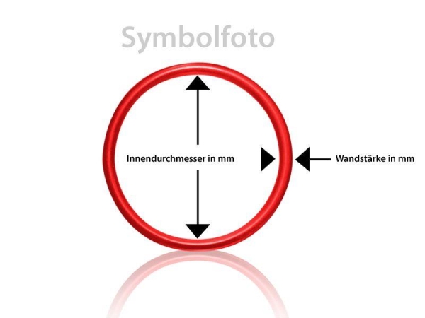 O-Ring 31,3 x 3,5 mm Silikon rot für Brühkolben, Kaffeebrüher Sielaff