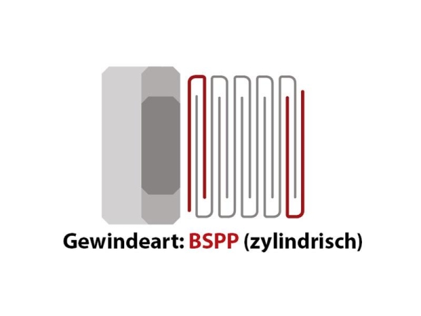 Einschraub Verbinder 3/8" x 3/8" AG BSPP Schnellsteck System